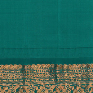 Gadwal Silk Maroon Saree