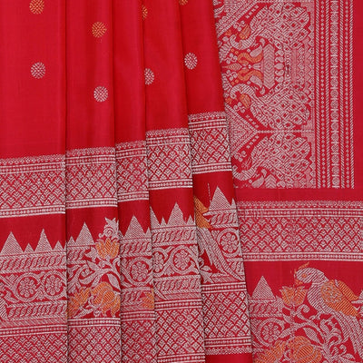 Gadwal Silk Pink Saree