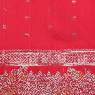 Gadwal Silk Pink Saree