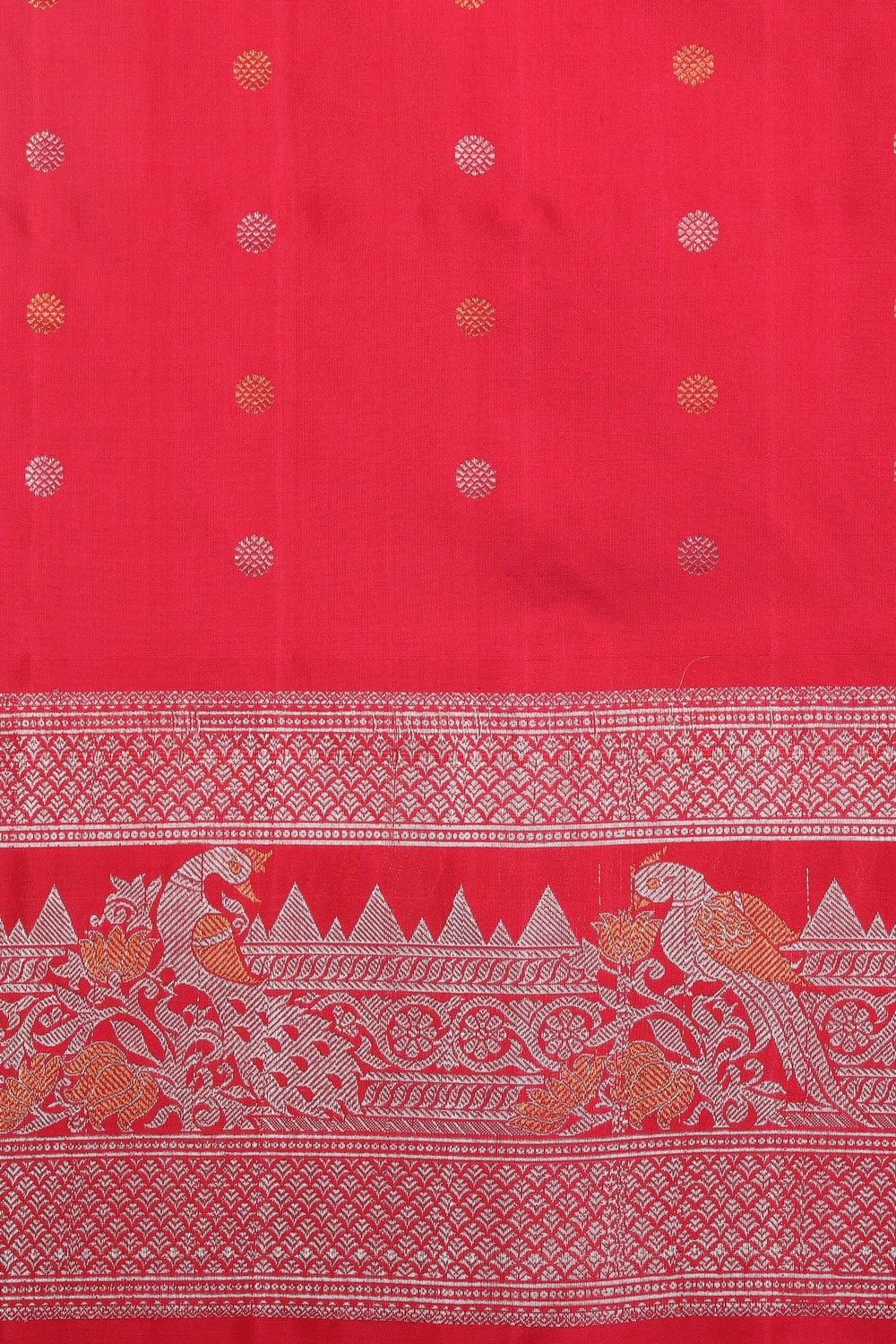 Gadwal Silk Pink Saree