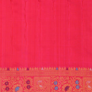 Gadwal Silk Yellow Saree