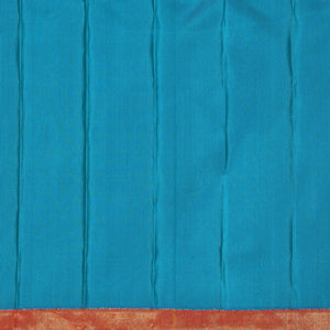 Gadwal Silk Teal Blue Saree