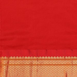 Gadwal Silk Yellow Saree