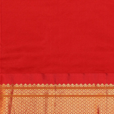 Gadwal Silk Yellow Saree
