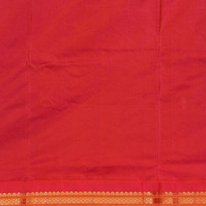 Gadwal Silk Bottle Green Saree