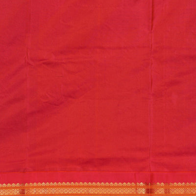 Gadwal Silk Bottle Green Saree