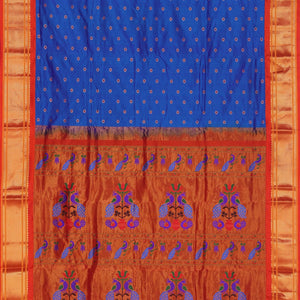 Gadwal Silk Blue Saree
