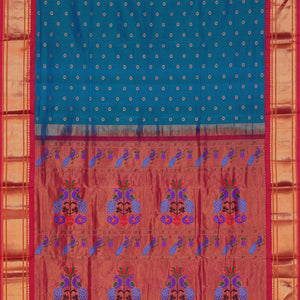 Gadwal Silk Blue Saree
