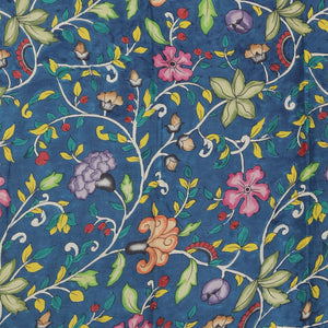 Kalamkari Hand-Painted Silk Saree
