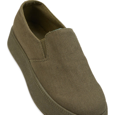 Low Platform Slip On Sneakers