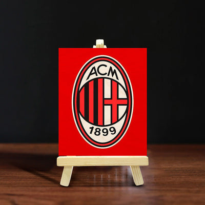 AC Milan Pine Easel Stand