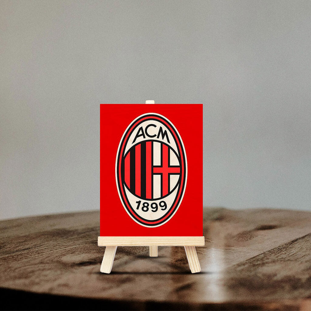 AC Milan Pine Easel Stand