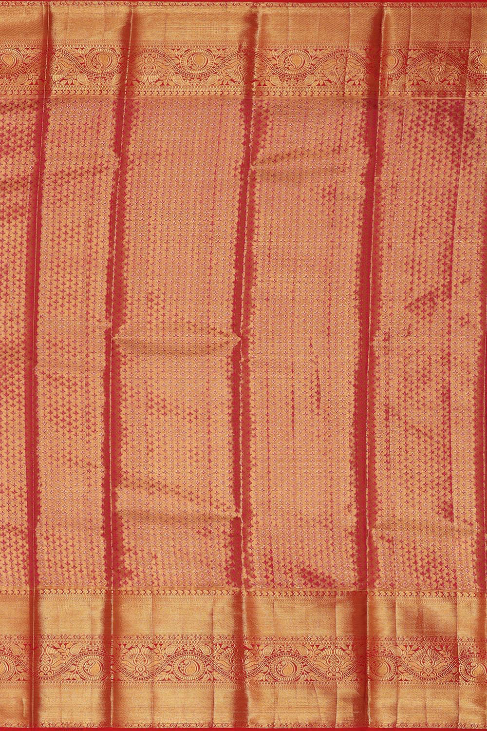 Kanchipattu An Ethereal Gold-Green Saree