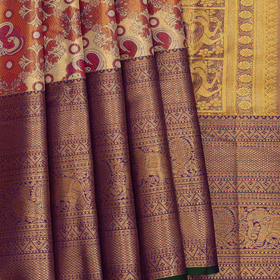 Kanchipattu An Ethereal Silver-Purple Saree