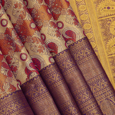 Kanchipattu An Ethereal Silver-Purple Saree
