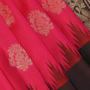 Gadwal Silk Pink Saree