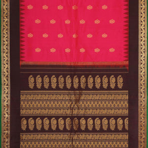 Gadwal Silk Pink Saree