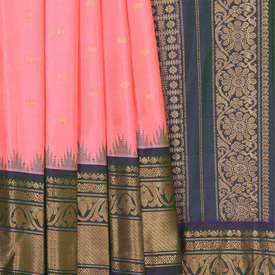 Gadwal Silk Pink Saree