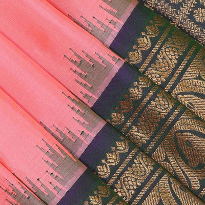 Gadwal Silk Pink Saree