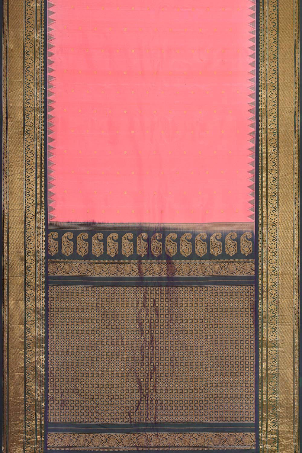 Gadwal Silk Pink Saree