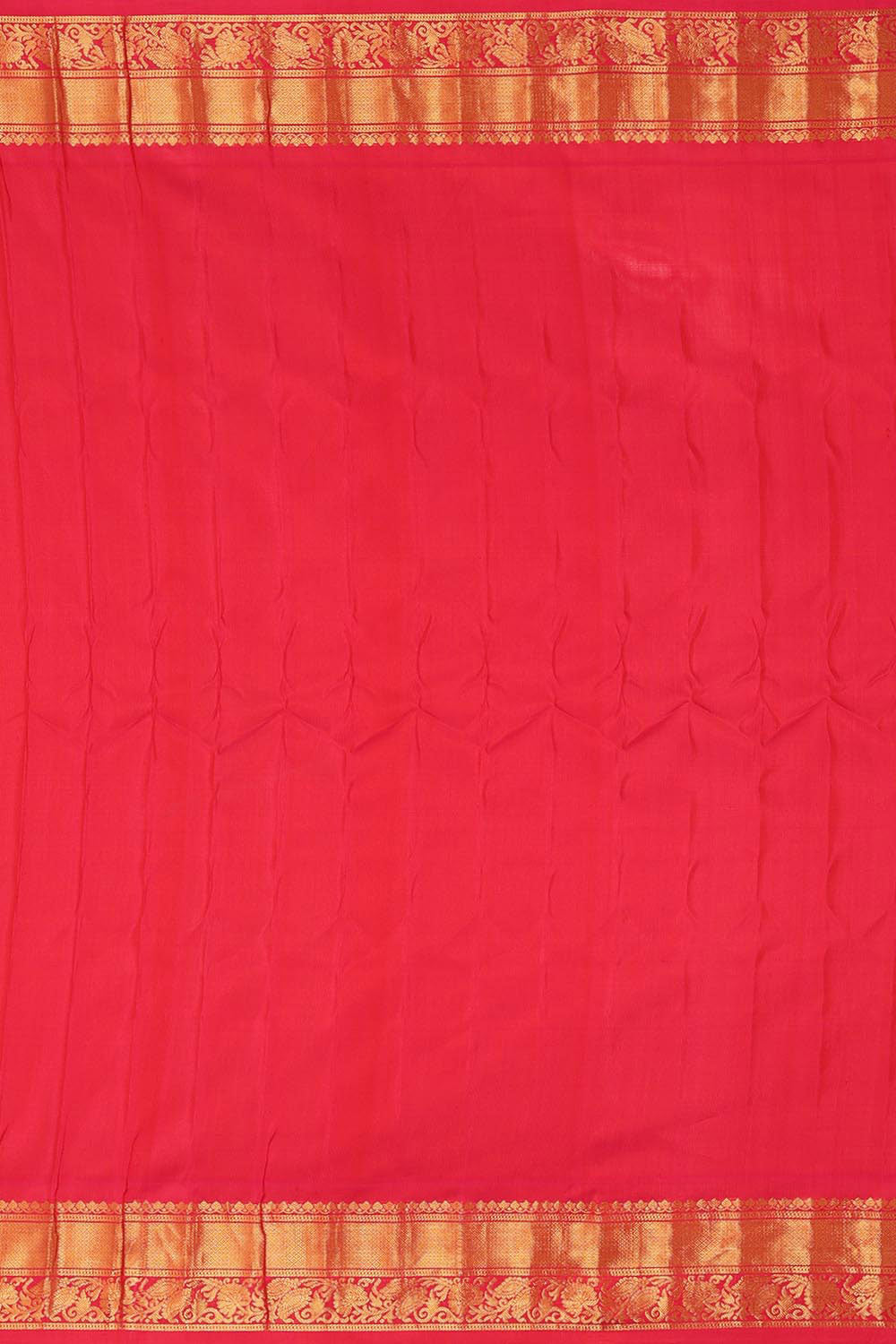 Gadwal Silk Sky-Blue Saree