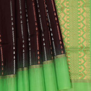 Gorgeous Chocolate-Brown Saree