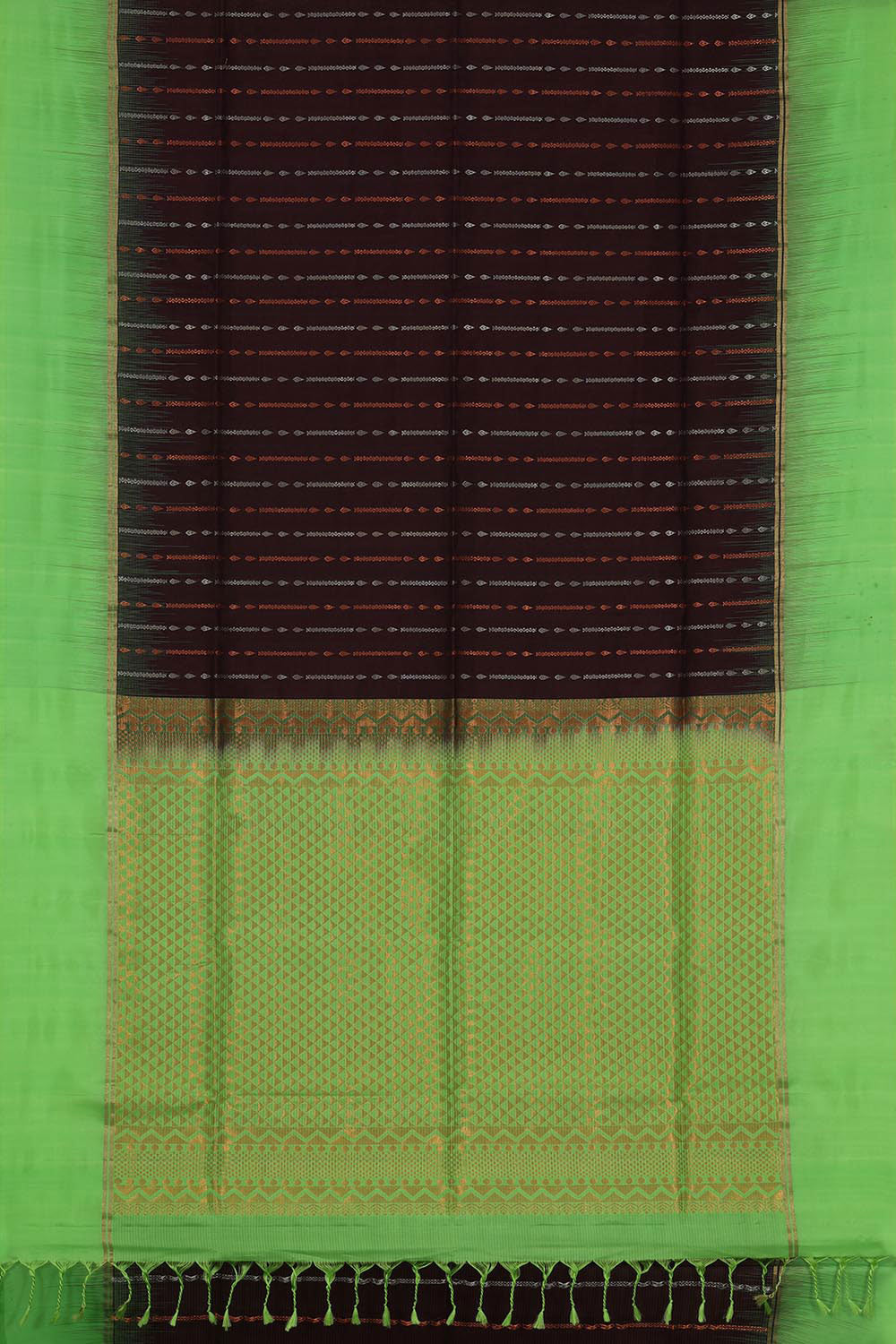 Gorgeous Chocolate-Brown Saree