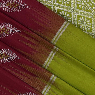 Gorgeous Soft-Silk Caramel-Maroon Saree