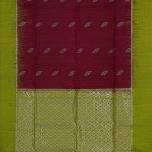 Gorgeous Soft-Silk Caramel-Maroon Saree