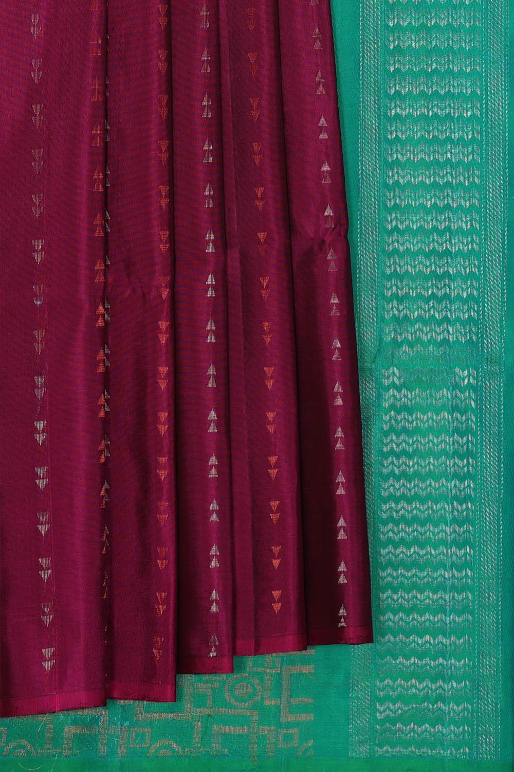 Gorgeous Soft-Silk Deep-Wine Violet Saree