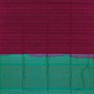 Gorgeous Soft-Silk Deep-Wine Violet Saree