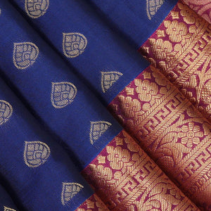 Gorgeous Indigo Blue Saree