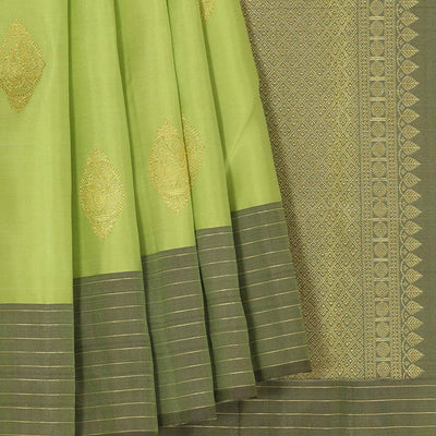 Gorgeous Mint-Green Saree