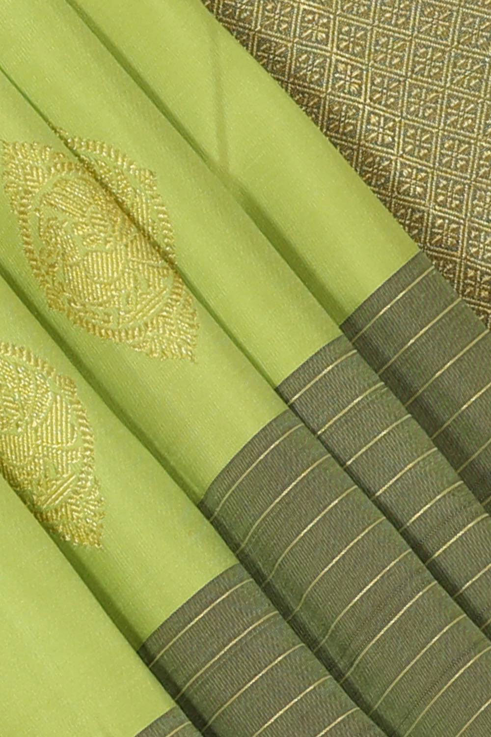 Gorgeous Mint-Green Saree