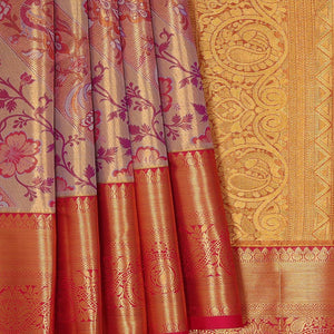 Kanchipattu An Ethereal Magenta-Pink Saree