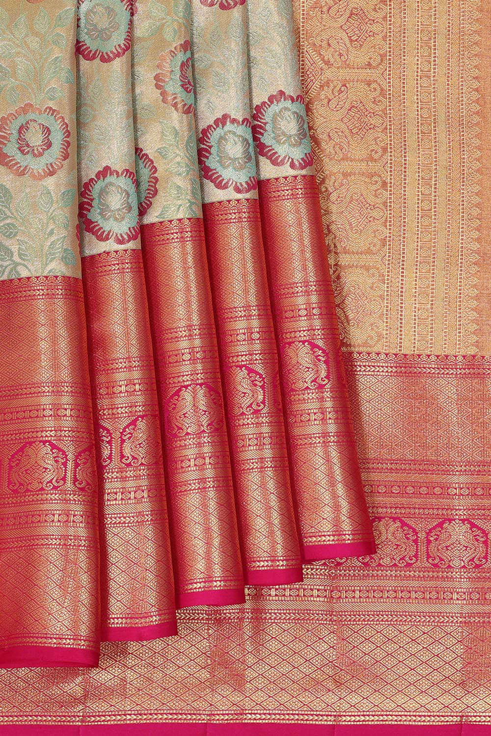 Kanchipattu An Ethereal Blue Saree