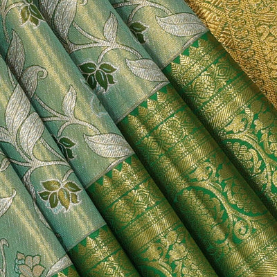 Kanchipattu An Ethereal Green Saree