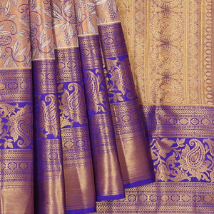 Kanchipattu An Ethereal Metallic-Gold Saree