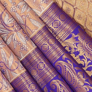 Kanchipattu An Ethereal Metallic-Gold Saree