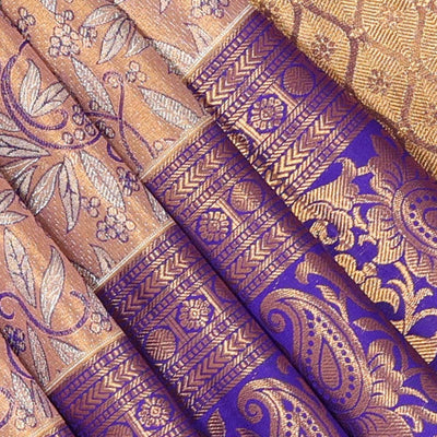 Kanchipattu An Ethereal Metallic-Gold Saree