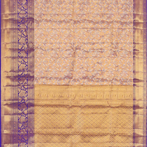 Kanchipattu An Ethereal Metallic-Gold Saree