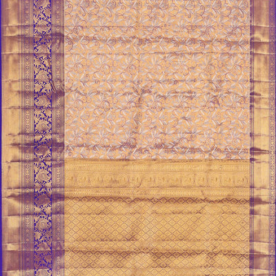 Kanchipattu An Ethereal Metallic-Gold Saree