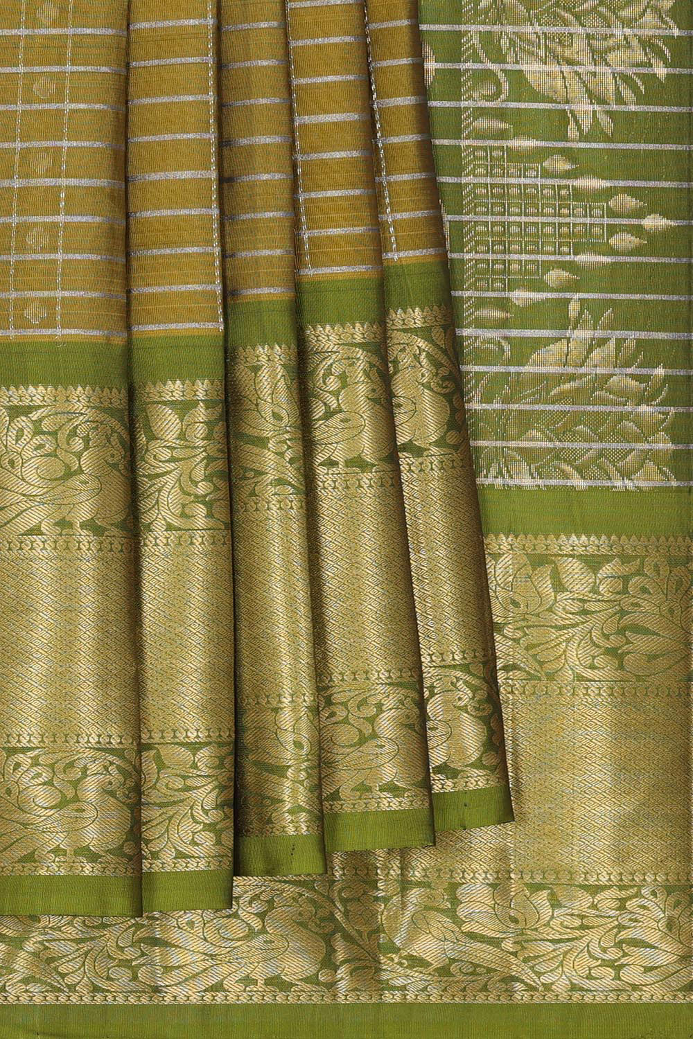 Gorgeous Silk Green Saree