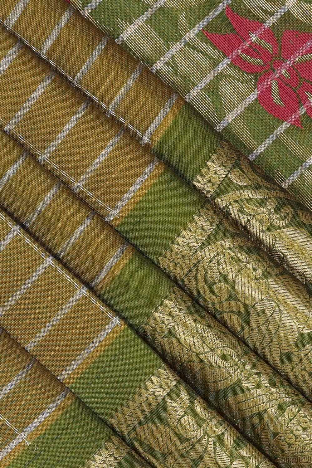 Gorgeous Silk Green Saree