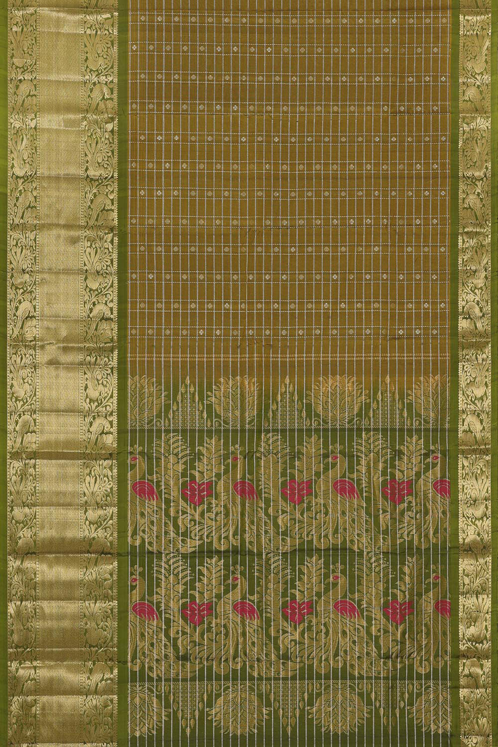 Gorgeous Silk Green Saree