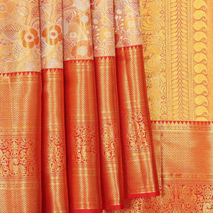 Kanchipattu Brocade Gold Saree