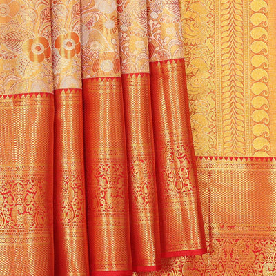 Kanchipattu Brocade Gold Saree