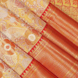 Kanchipattu Brocade Gold Saree