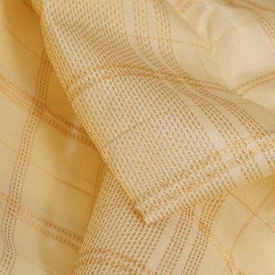 Kanchi Silk Ivory Cream Traditional Dhoti With Kanduva (8 X 4)