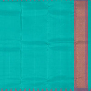 Kanchi Silk Sea Green Traditional Dhoti With Kanduva (8 X 4)